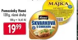 Qanto Pomazánky Hamé nabídka