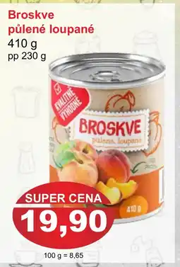 PLUS JIP Broskve půlené loupané nabídka