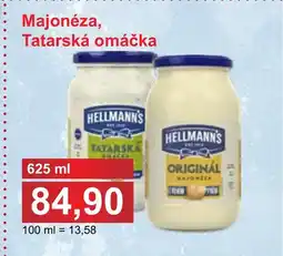 PLUS JIP HELLMANN'S Majonéza, Tatarská omáčka nabídka
