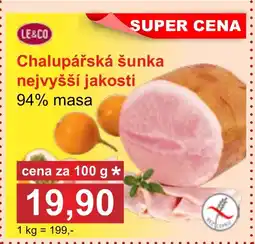 PLUS JIP Chalupářská šunka nejvyšší jakosti nabídka