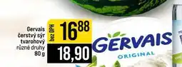 Jip Gervais čerstvý sýr tvarohový různé druhy nabídka