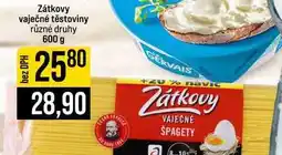 Jip Zátkovy vaječné těstoviny různé druhy nabídka