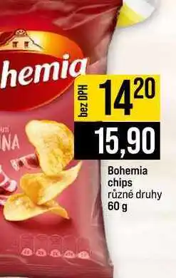 Jip Bohemia chips různé druhy nabídka