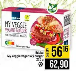 Jip Edeka My Veggie veganský burger nabídka