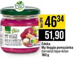 Jip Edeka My Veggie pomazánka červená řepa+křen 180 g nabídka