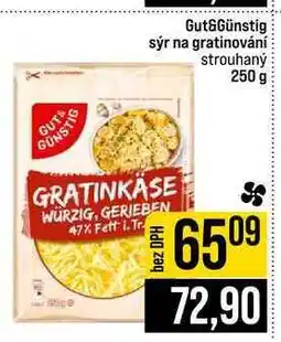 Jip Gut&Günstig sýr na gratinování strouhaný nabídka