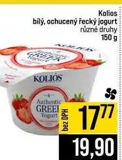 Jip Kolios bílý, ochucený řecký jogurt různé druhy nabídka
