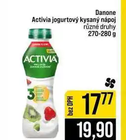 Jip Danone Activia jogurtový kysaný nápoj různé druhy nabídka