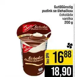Jip Gut&Günstig pudink se šlehačkou čokoláda vanilka nabídka
