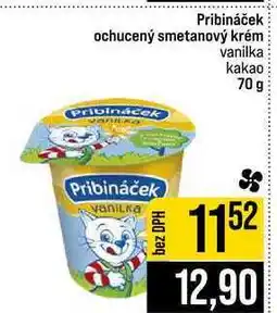 Jip Pribináček ochucený smetanový krém vanilka kakao nabídka