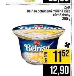 Jip Zott Belriso ochucená mléčná rýže různé druhy nabídka