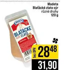 Jip Madeta Blaťácké zlato sýr různé druhy nabídka