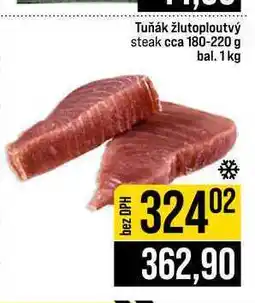 Jip Tuňák žlutoploutvý steak cca nabídka