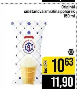 Jip Originál smetanová zmrzlina pohárek nabídka
