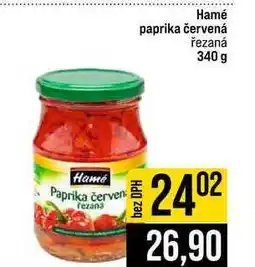Jip Hamé paprika červená řezaná nabídka