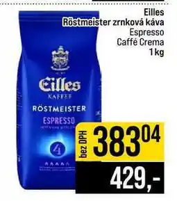 Jip Eilles Röstmeister zrnková káva Espresso Caffé Crema nabídka