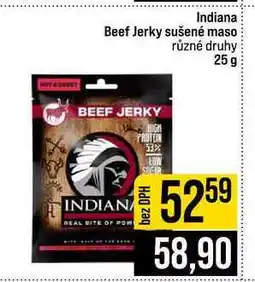 Jip Indiana Beef Jerky sušené maso různé druhy nabídka
