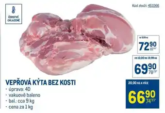 Vepřová kýta bez kosti