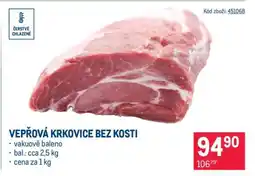 Makro Vepřová krkovice bez kosti nabídka