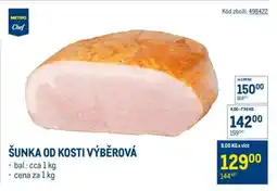 Makro Šunka od kosti výběrová nabídka