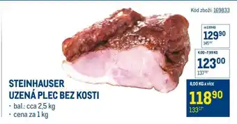 STEINHAUSER UZENÁ PLEC BEZ KOSTI