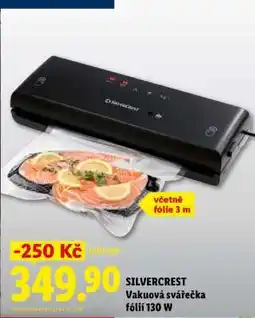 Lidl Silvercrest Vakuová svářečka fólií 130 W nabídka