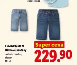 Lidl ESMARA MEN Džínové kraťasy nabídka