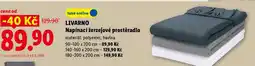 Lidl LIVARNO Napínací žerzejové prostěradlo nabídka