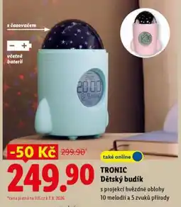 Lidl TRONIC Dětský budík nabídka