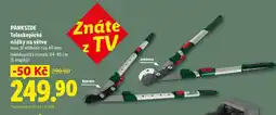 Lidl PARKSIDE Teleskopické nůžky na větve nabídka