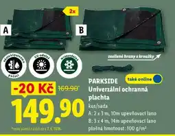 Lidl PARKSIDE UNIVERZÁLNÍ OCHRANNÁ PLACHTA nabídka
