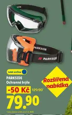 Lidl PARKSIDE OCHRANNÉ BRÝLE nabídka