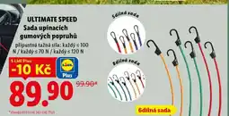 Lidl Ultimate Speed Sada upínacích gumových popruhů nabídka