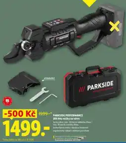 Lidl PARKSIDE PERFORMANCE 20V Aku nůžky na větve nabídka