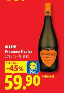 Lidl ALLINI Prosecco Treviso nabídka