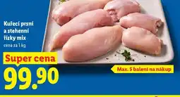 Lidl Kuřecí prsní a stehenní řízky MIX nabídka