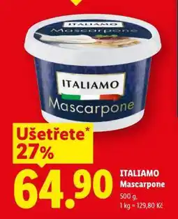 Lidl Italiamo MASCARPONE nabídka