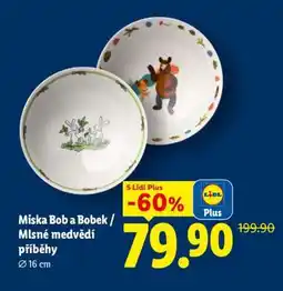 Lidl Miska Bob a Bobek / Mlsné medvědí příběhy nabídka
