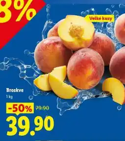 Lidl Broskve nabídka
