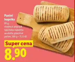 Lidl Panini bagetka nabídka