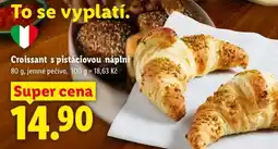 Lidl Croissant s pistáciovou náplní nabídka