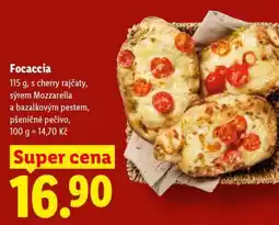 Lidl Focaccia nabídka