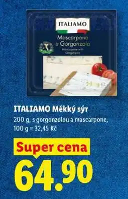 Lidl ITALIAMO Měkký sýr nabídka