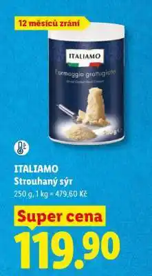 Lidl Italiamo STROUHANÝ SÝR nabídka