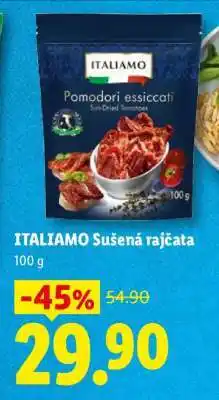 Lidl ITALIAMO SUŠENÁ RAJČATA nabídka