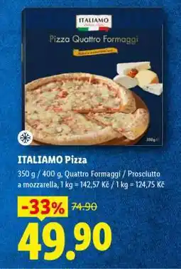 Lidl ITALIAMO Pizza nabídka