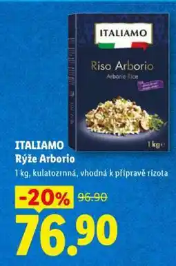 Lidl ITALIAMO RÝŽE ARBORIO nabídka