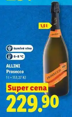Lidl ALLINI Prosecco nabídka