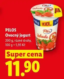 Lidl Pilos OVOCNÝ JOGURT nabídka