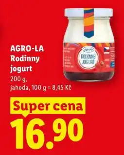 Lidl AGRO-LA Rodinny jogurt nabídka